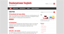 Desktop Screenshot of druckerpatronen-vergleich.de
